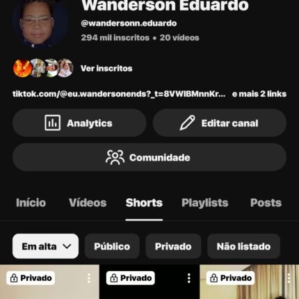 🚨 OPORTUNIDADE ÚNICA! CANAL COM QUASE 300 MIL INSCRITOS À VENDA 🚨 [NÃO MONETIZADO!!!]