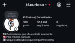 Perfil de Instagram - Curiosidades - 80 milhões de visualizações