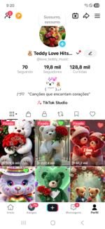 CONTA TIKTOK | 19 milSEG👥 | 121,8 mil CURT❤️ | MÚSICA & ENTRETENIMENTO 🎵| SHOP ATIVO 💰 e conta monetizada