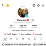 CONTA TIKTOK + TIKTOK SHOPPIN com 10 mil Seguidores