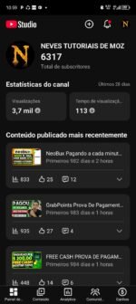 CANAL DE YOUTUBE- 6317 inscritos Pronto Para Monetizar Conteúdo Original - Imagem 3