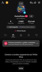CONTA TIKTOK + DE 2.800 DE SEGUIDORES MUITO ENGAJADA (TIKTOK SHOP ATIVO SEM DOC) VENDER LOGO - Imagem 4