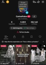 ÚLTIMA CHANCE PRA LEVAR NESSE PREÇO!!! CONTA TIKTOK MUITO ENGAJADA (TIKTOK SHOP ATIVO SEM DOC) VENDER LOGO