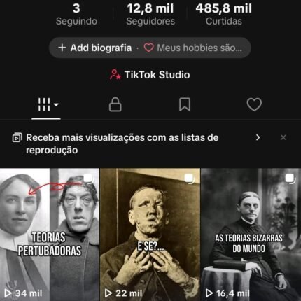 CONTA TIKTOK MUITO ENGAJADA, +DE 12K DE SEGUIDORES (MONETIZAÇÃO ATIVA SEM DOC) VENDER LOGO