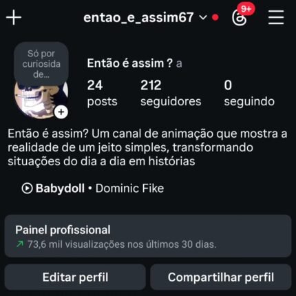 Oportunidade: Canal de Animação IA com 73k+ Visualizações Mensais (Nicho High Engagement)