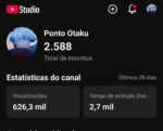 Canal Shorts Anime com mas de 2,500k de inscritos e 626k viw/28 dias!✅️🔥 (falta pouco pra monetizar)