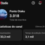 Canal YouTube Otaku Monetizável | 3.000+ Inscritos | 730 mil Views em 28 dias | Shorts Virais