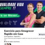 Pagina Facebook de Emagrecimento com 8 mil Seguidores Exercicio para Emagrecer Rapido em Casa