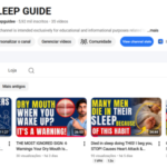 CANAL MONETIZADO EM INGLÊS SAÚDE DO SONO