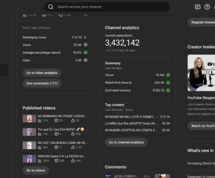 Canal Histórias Roblox Monetizado - Português e Espanhol