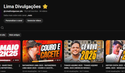 CANAL DE MÚSICA GRANDE A VENDA - 70k INSCRITOS, SEM STIKES OU AVISOS, PREÇO DE REVENDA PRA SAIR RÁPIDO, NÃO MONETIZADO