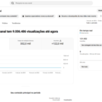 Canal youtube 121k de inscritos desmonetizado