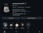Perfil Insta Peixao News - Sobre o Santos Futebol Clube - 107 mil seguidores - +4k de posts