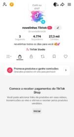 CONTA TIKTOK SHOP ATIVO 4,7K DE SEGUIDORES, PÚBLICO FEMININO