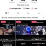 Conta no tiktok ativa videos engajado