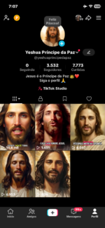 Perfil 3.5K+ de seguidores | Nicho Religioso | Conteúdo viral e engajado | Sem Shop ❌