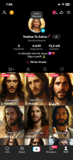 Perfil 4.6K+ de seguidores | Nicho Religioso | Conteúdo viral e engajado | Sem Shop ❌