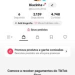 Conta 2k de seguidores TikTok Shop