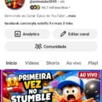 CANAL DO YOUTUBE 44 MIL INSCRITOS
