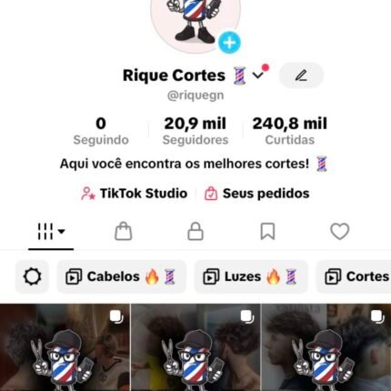 CONTA TIKTOK 20K DE SEGUIDORES + TIKTOK SHOP + MONETIZAÇÃO + LIVE STUDIO