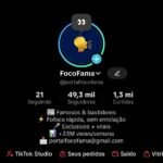 TikTok 50K + 22M alcance semanal (orgânico)