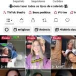 Conta do Tik Tok monetizada da Maria Lúcia