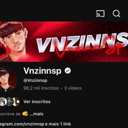 YOUTUBE VERIFICADO 98.000 INSCRITOS