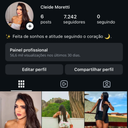 Conta Instagram +7.000 engajada