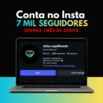 Insta @vidaa.equilibrada - 7k EM 1 MÊS