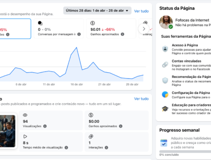 PAGINA NO FACEBOOK MONETIZADA E SEM RESTRIÇOES