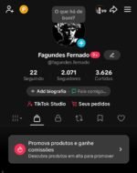 CONTA COM TIKTOK SHOP ATIVO ENGAJADA + 2K DE SEGUIDORES PRONTA PARA VENDER NO TIKTOK SHOP!!!! ( oferta única )