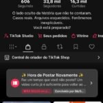 Conta TikTok Shop 33k+ Seguidores no nicho de Curiosidades e Mistérios