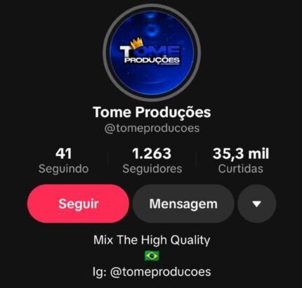 CONTA TIKTOK 1200 SEGUIDORES