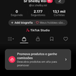 CONTA DO TIKTOK COM SHOP ATIVO +2,100 K SEGUIDORES ( SEM DOCUMENTOS )