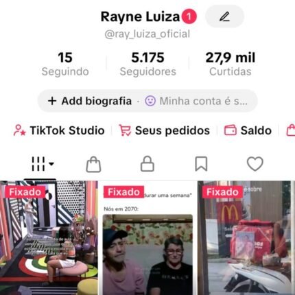 TIKTOK 5 Mil seguidores 250 reais