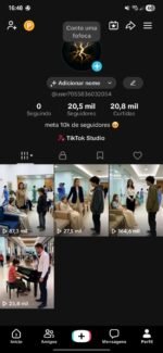 CONTA TIKTOK MONETIZADA + 20,5K DE SEGUIDORES MUITO ENGAJADA SUBINDO MUITOS SEGUIDORES!!! (oferta imperdível)