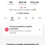 CONTA TIKTOK | 52,4K SEG👥 | 311,6K CURT ❤️ | MÚSICA & DANÇA