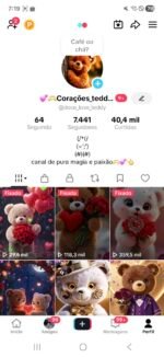 CONTA TIKTOK COM TOTAL DE 7,441 K+ SEG👥 40,4K CURT❤️ |