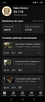 Canal de História BR com 25 Mil Inscritos