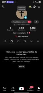 CONTA COM TIKTOK SHOP ATIVO + 2.1K DE SEGUIDORES PRONTA PARA VENDER NO SHOP!!!! CONTA ENGAJADA (oferta Imperdivel)