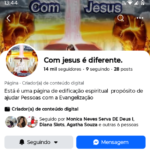 Página com Jesus é Diferente 14 Mil Seguidores
