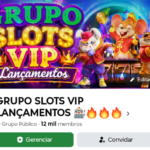 GRUPO SLOTS VIP LANÇAMENTOS 12 Mil MEMBROS