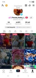 CONTA TIKTOK | 6,091+ SEG👥 | 39K CURT❤️ | NICHO TEDDY ,tiktok shop ativo 🧸 | SHOP ATIVA  💰