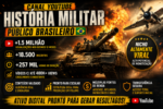 Canal YouTube História Militar (BR) | +1.5M Views/Ano | +18K Inscritos | Alto Potencial de Monetização