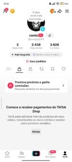 CONTA COM TIKTOK SHOP ATIVO + 2.4K DE SEGUIDORES PRONTO PARA VENDER!!!!! (oferta imperdível)