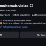 Instagram de Música +400.000 seguidores reais - Maior do Brasil no Nicho