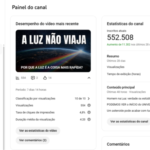Página de Astronomia com +390K Seguidores + Canal no Youtube com 550K Inscritos + (Facebook + Instagram + TikTok)