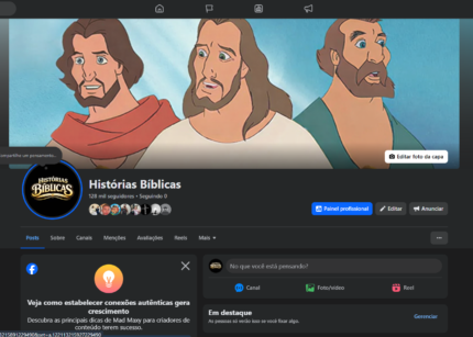 [PROMOÇÃO] Página Cristã do Facebook de 128K