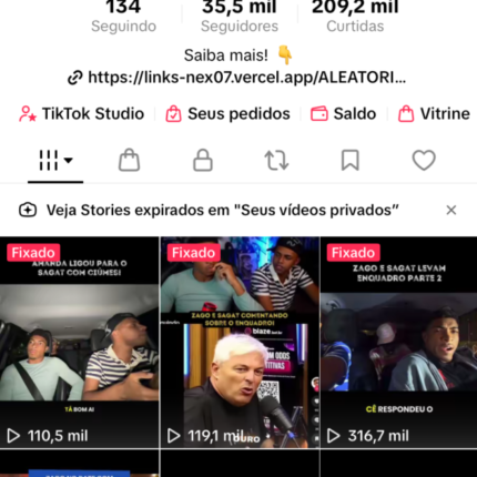 Conta do TikTok com +35 mil seguidores + TikTok Shop ativado!