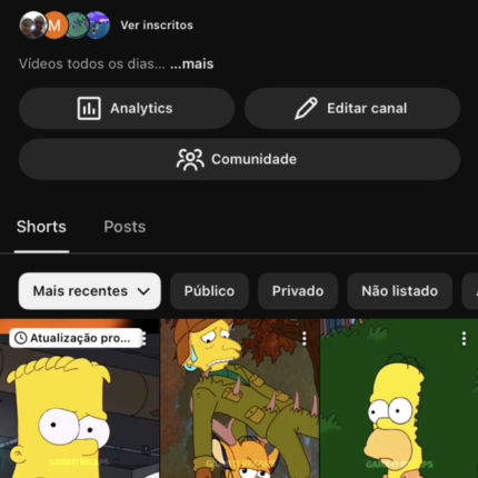 VENDE-SE CANAL DO YOUTUBE DE 11,700 MIL INSCRITOS E CRESCENDO